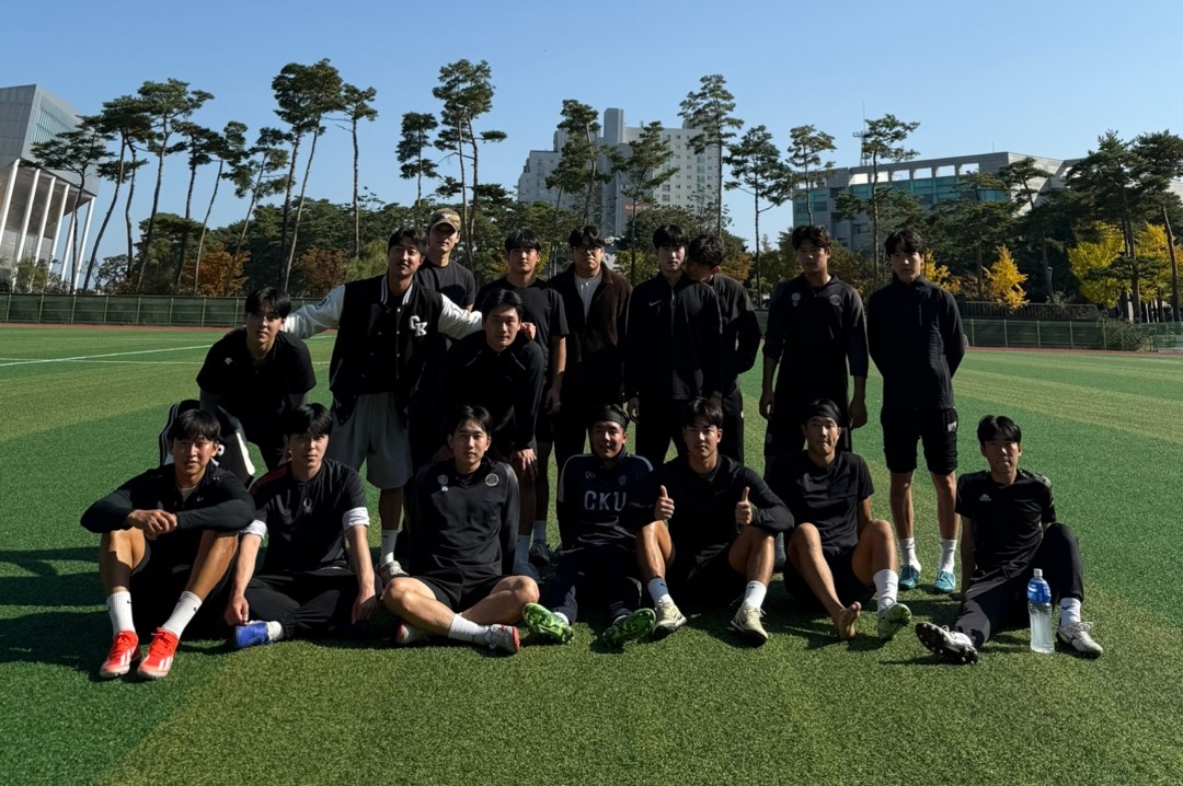 [CKU리그 교내 체육대회] 축구 스포츠지도학전공 "준우승"  대표이미지